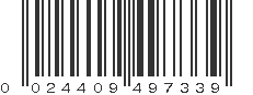 UPC 024409497339