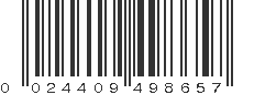 UPC 024409498657