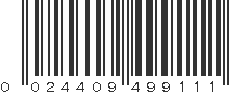 UPC 024409499111