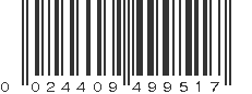 UPC 024409499517