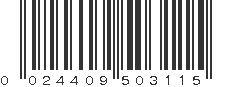 UPC 024409503115