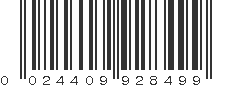 UPC 024409928499