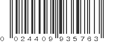 UPC 024409935763