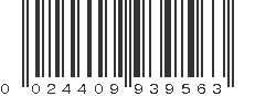 UPC 024409939563