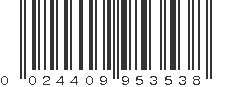 UPC 024409953538