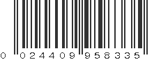 UPC 024409958335