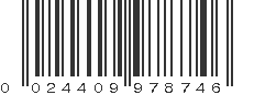 UPC 024409978746