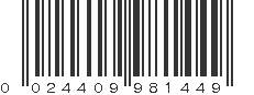 UPC 024409981449