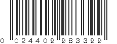 UPC 024409983399