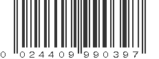 UPC 024409990397