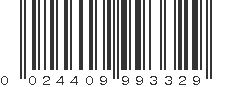 UPC 024409993329