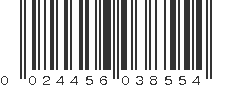 UPC 024456038554