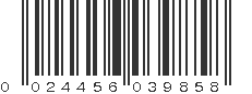 UPC 024456039858