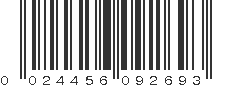 UPC 024456092693