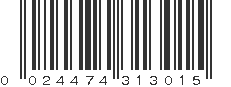 UPC 024474313015