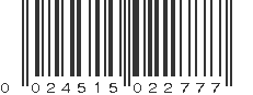 UPC 024515022777