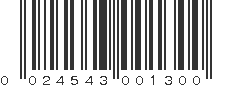 UPC 024543001300