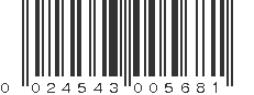 UPC 024543005681