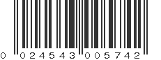 UPC 024543005742