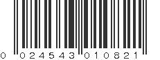 UPC 024543010821