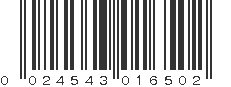 UPC 024543016502