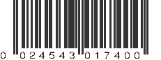 UPC 024543017400