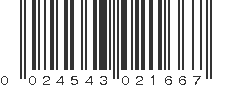 UPC 024543021667