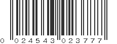 UPC 024543023777