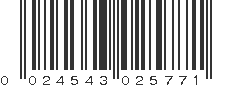 UPC 024543025771