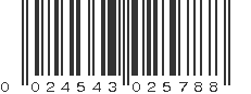 UPC 024543025788