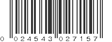 UPC 024543027157