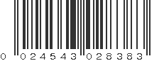 UPC 024543028383