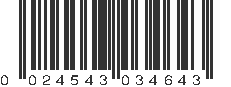 UPC 024543034643