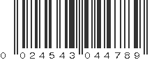 UPC 024543044789