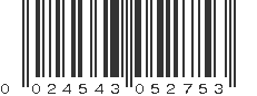 UPC 024543052753