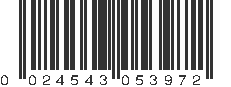 UPC 024543053972