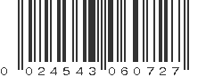 UPC 024543060727