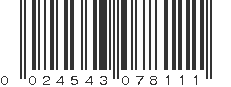 UPC 024543078111