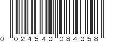 UPC 024543084358