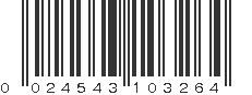 UPC 024543103264