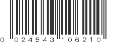 UPC 024543106210