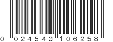 UPC 024543106258