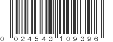 UPC 024543109396