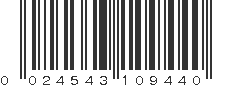 UPC 024543109440