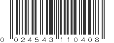 UPC 024543110408