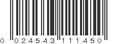 UPC 024543111450