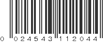 UPC 024543112044