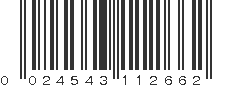 UPC 024543112662