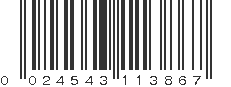 UPC 024543113867