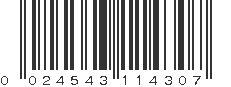 UPC 024543114307